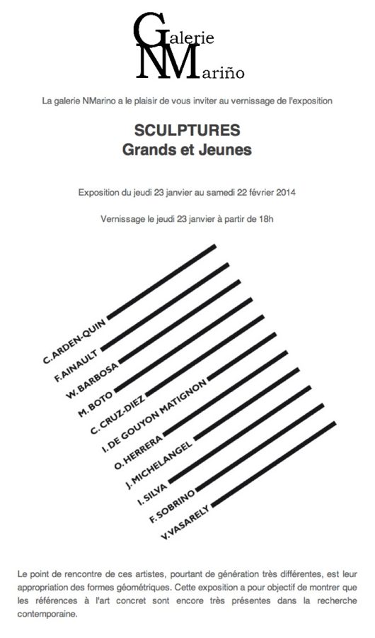 Sculptures, grands et jeunes