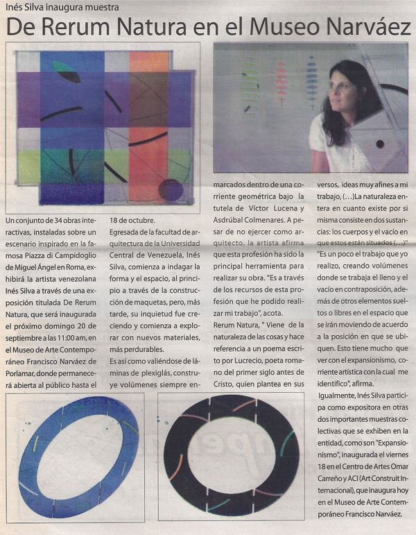 Diario Caribazo: De Rerum Natura en el Museo Narváez