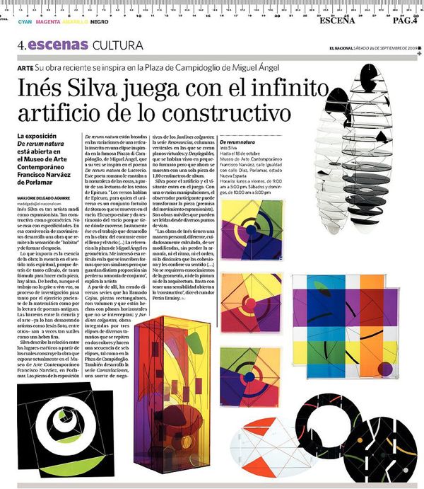 El Nacional: Juega con el infinito oficio de lo constructivo