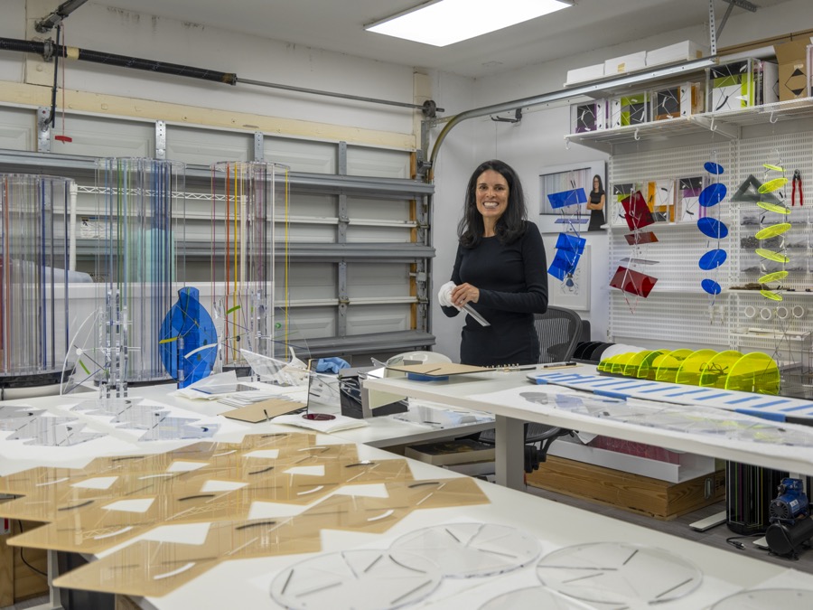 The artist’s studio, 2018